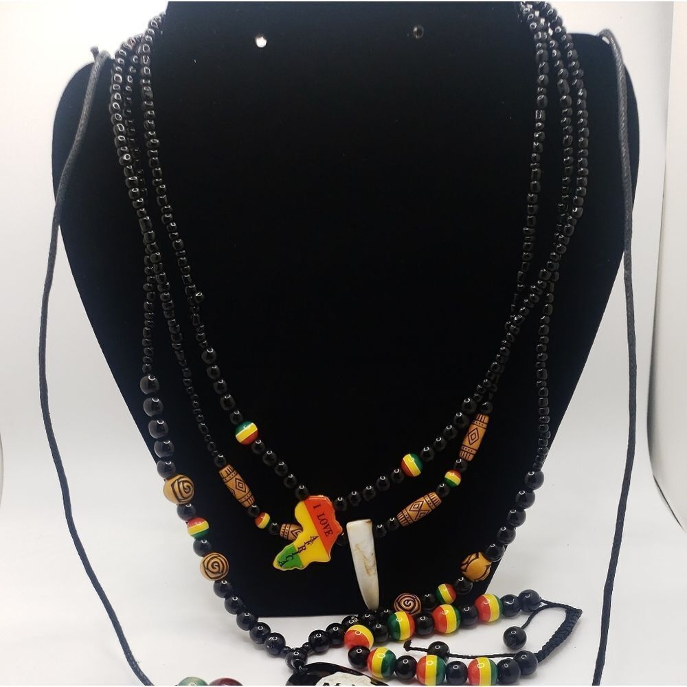 African Theme Handmade Jewelry Lot - Picture 4 of 5